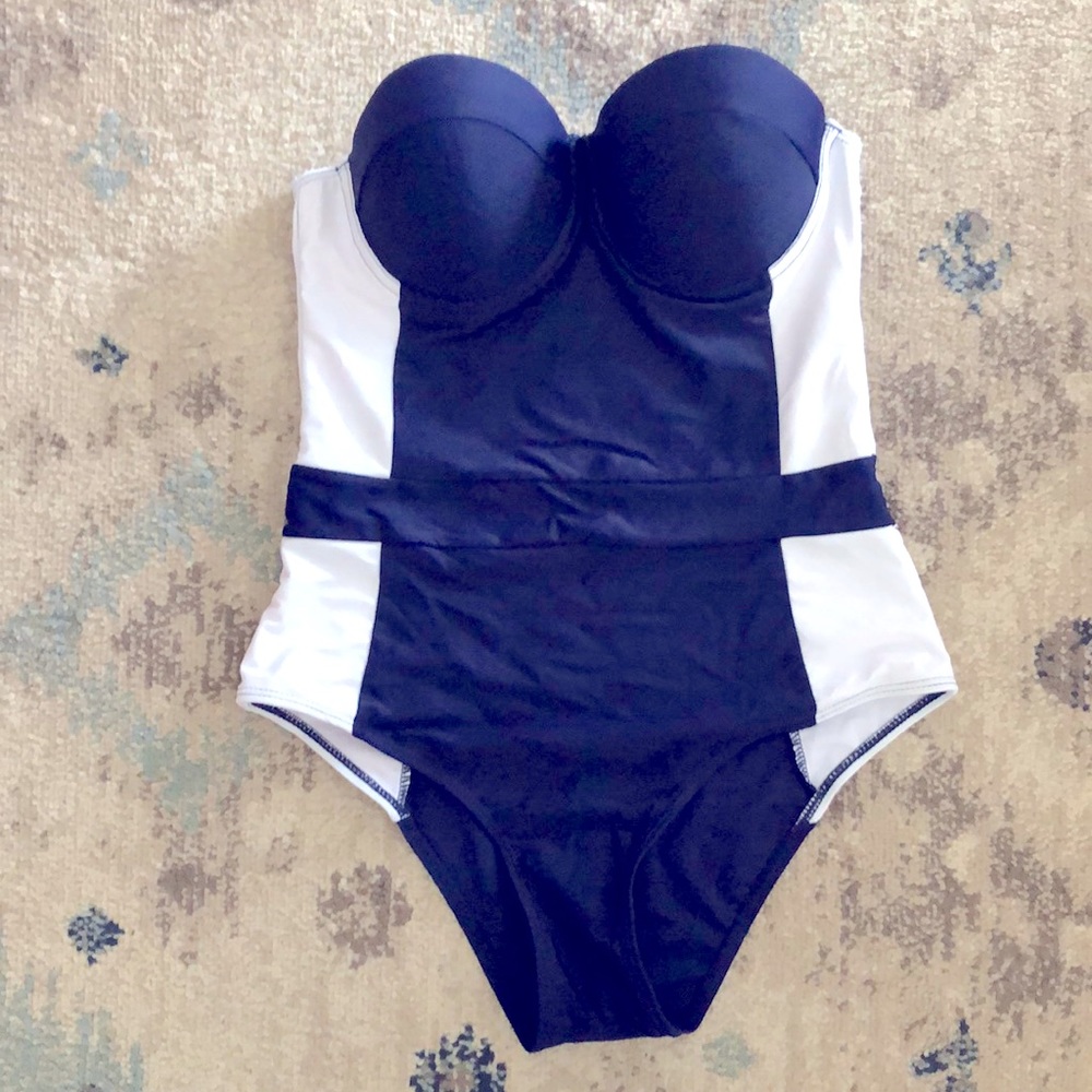 Strapless Swim Suit